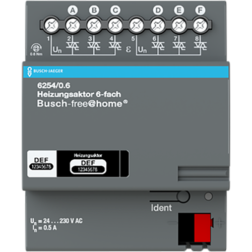 B&J free@home schakelactor 6v 230v 6254/0.6 - 026fcb3a56b839f013808a24321f209c - 11004588
