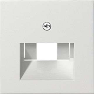 GIRA centraalplaat 1v/2v mj rj45 wit 027003 - 027003 - 3300134