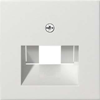 GIRA centraalplaat 1/2xmj st55 zuiver wit mat 027027 - 027027 - 11005713