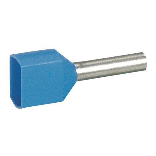 Legrand Adereindhuls Starfix twin blauw. Voor 2 draden 0.75mm2 - 037687 legrand 1000 - 11005051