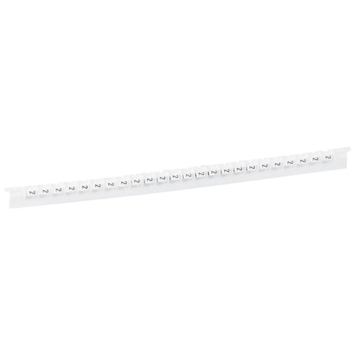 Legrand Codeerteken Memocab cijfer 2 op wit - 037782 legrand 1000 - 20038046