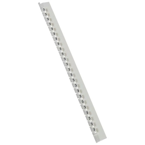 Legrand Codeerteken Memocab cijfer 3 op wit - 037783 legrand 1000 - 20038047
