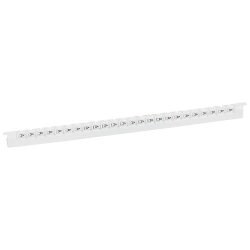 Legrand Codeerteken Memocab letter A, zwart op witte achtergrond. - 037826 legrand 1000 - 20038064