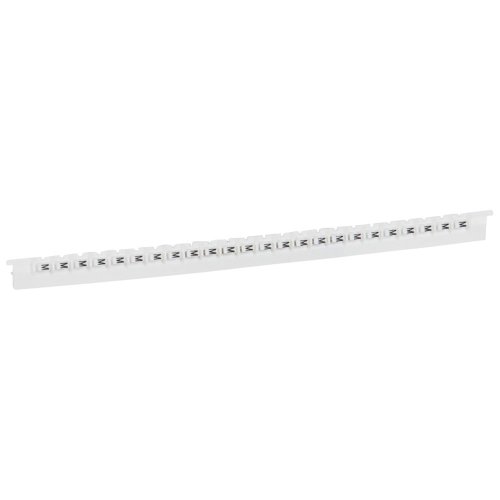 Legrand Codeerteken Memocab letter M, zwart op witte achtergrond. - 037838 legrand 1000 - 20038076