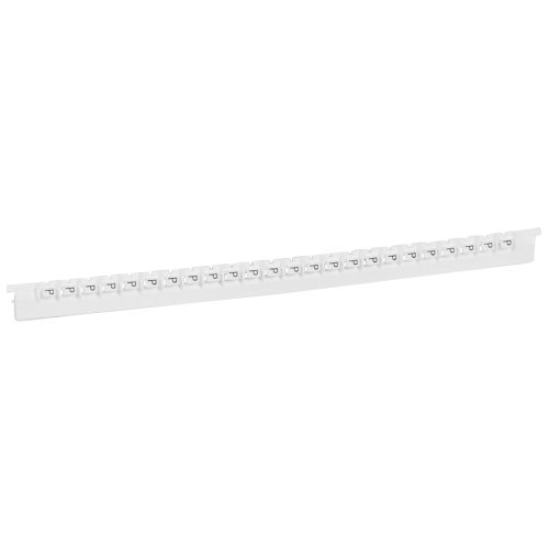 Legrand Codeerteken Memocab letter P, zwart op witte achtergrond. - 037841 legrand 1000 - 20038079