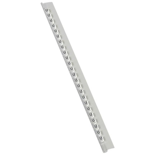 Legrand Codeerteken Memocab letter U, zwart op witte achtergrond. - 037846 legrand 1000 - 20038084