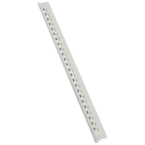 Legrand Codeerteken Memocab letter X, zwart op witte achtergrond. - 037849 legrand 1000 - 20038087