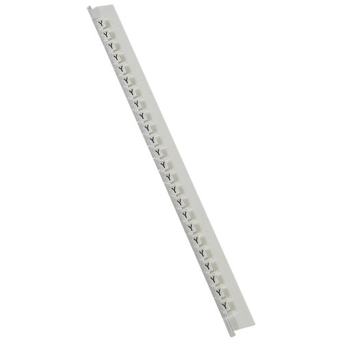 Legrand Codeerteken Memocab letter Y, zwart op witte achtergrond. - 037850 legrand 1000 - 20038088