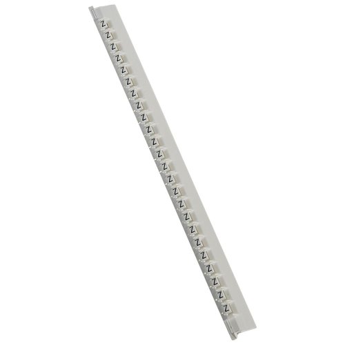 Legrand Codeerteken Memocab letter Z, zwart op witte achtergrond. - 037851 legrand 1000 - 20038089