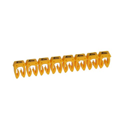 Legrand Codeerteken CAB 3 cijfer 4 internationale kleurcode geel 0.15-0.5mm2 - 038104 legrand 1000 - 20038127