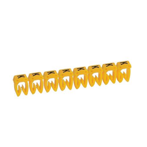 Legrand Codeerteken CAB 3 letter K geel 0.15-0.5mm2 - 038120 legrand 1000 - 20038143