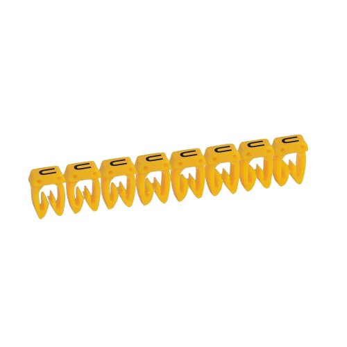 Legrand Codeerteken CAB 3 letter U geel 0.15-0.5mm2 - 038130 legrand 1000 - 20038153