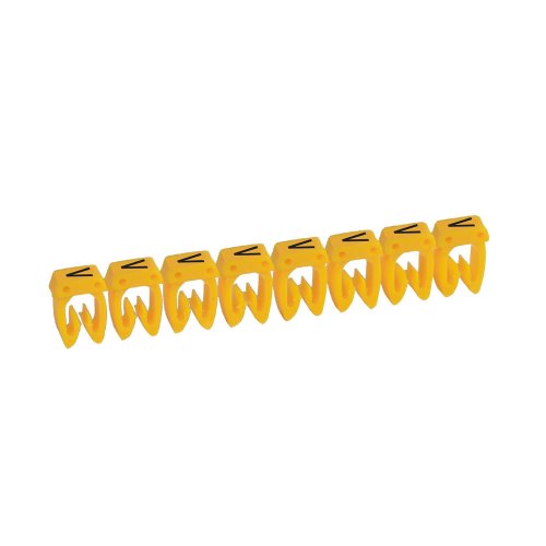 Legrand Codeerteken CAB 3 letter V geel 0.15-0.5mm2 - 038131 legrand 1000 - 20038154