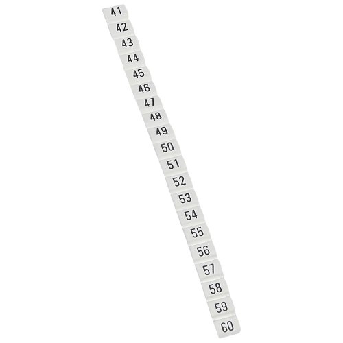 Legrand Codeerteken CAB 3 cijfer 41 t/m 60 wit 0.5-1.5mm - 038152 legrand 1000 - 20038168