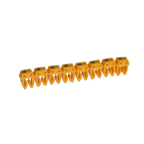 Legrand Codeerteken CAB 3 elektrotechnisch teken aarde geel 4-6mm2 - 038296 legrand 1000 - 20038229
