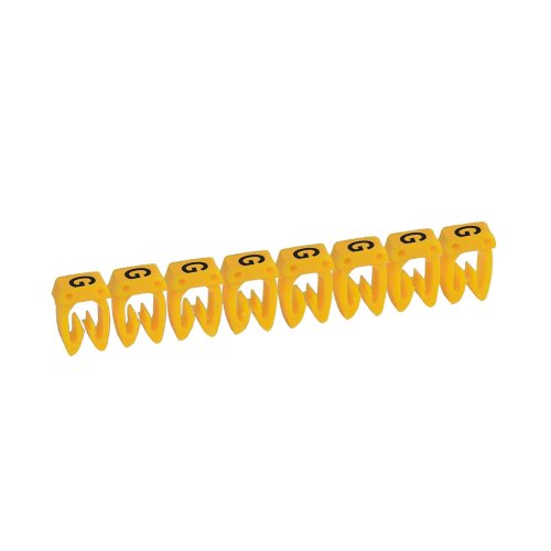 Legrand Codeerteken CAB 3 letter G geel 4-6mm2 - 038366 legrand 1000 - 20038288