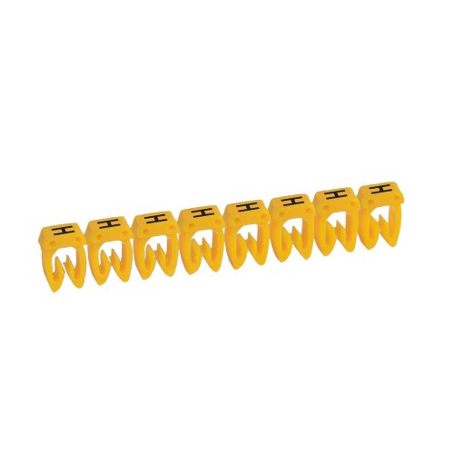Legrand Codeerteken CAB 3 letter H geel 4-6mm2 - 038367 legrand 1000 - 20038289