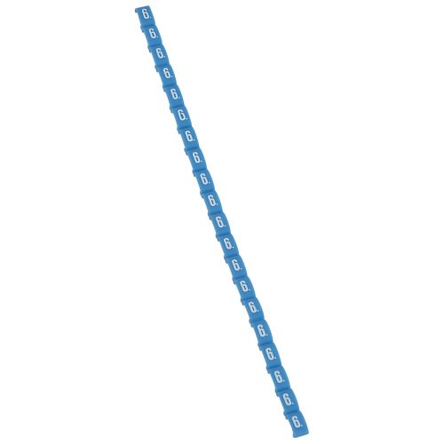 LEGRAND duplix nummer 6 blauw a800 st 038406 - 038406 legrand 1000 - 5150806