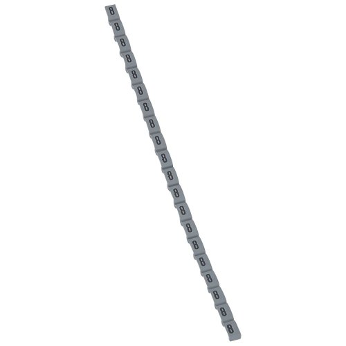 LEGRAND duplix nummer 8 grijs a800 st 038408 - 038408 legrand 1000 - 5150808