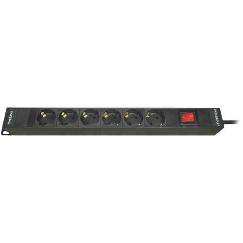 GRAYLE powerblock 19" 6x schuko +sn +schak - 03a3b40f da21 4a90 84f2 cfc0850260d3 - 5543219