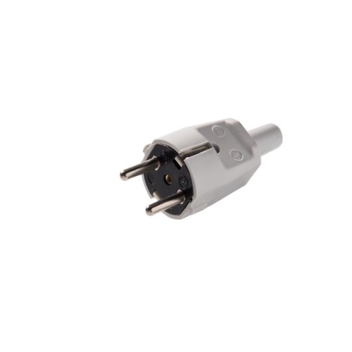 KAISER stekker pvc wit recht r.a. - 04024881000207 - 3009610