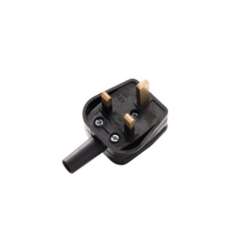 KAISER stekker uk zwart haaks met tule 523MT/SW - 04024881000481 - 11004169