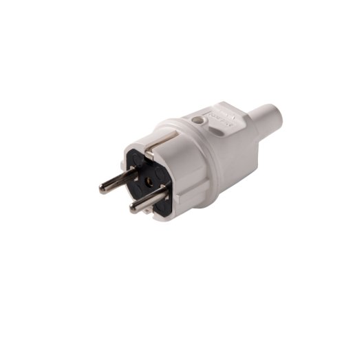 KAISER stekker pvc recht wit r.a. ip44 514/KWS - 04024881000542 - 11001683