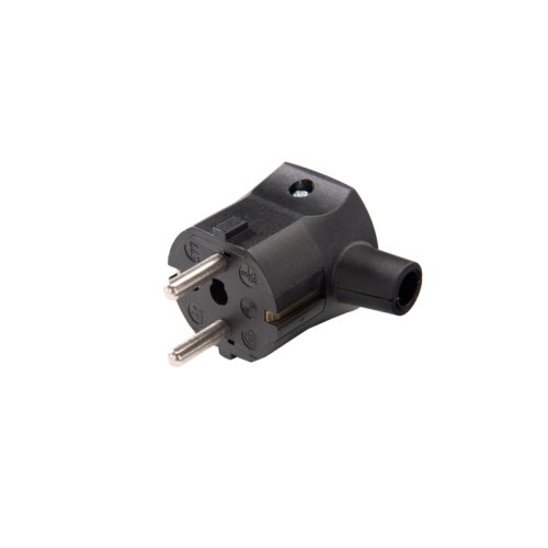 KAISER stekker haaks ra zwart 577/SW - 04024881001235 - 4024180