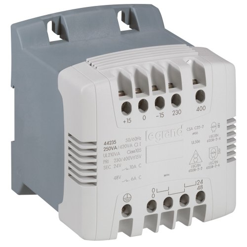Legrand Veiligheids- en scheidingstransformator 230-400V/24-48V 250VA - 044235 legrand 1000 - 20038494