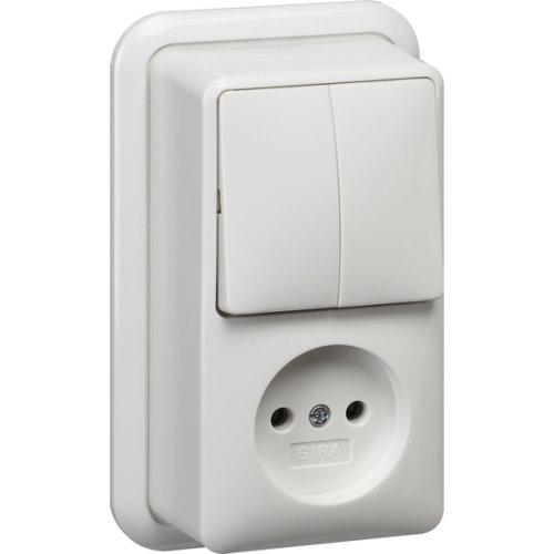 GIRA combi serie opb wit 047511 - 047511 - 3300166