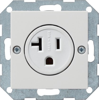 GIRA wcd+cpl nema 20a 125v wit inbouw 048703 - 048703 - 11011069