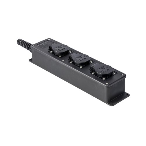 Keraf Snoercentrale 3-voudig 16A 250V~ randaarde zwart kb - 04977ea89798e80aee05e6441abfe95b - 20157446