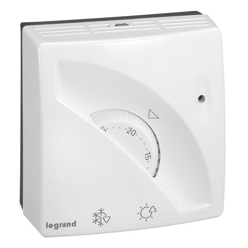 Legrand Thermostaat opbouw wisselcontact, wit - 049898 legrand 1000 - 20038597