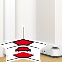 Legrand DLP snap-on binnenhoek 80-100 graden voor 075604 wit - 075623 pw 134897 - 20038622