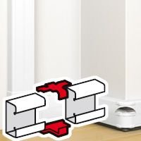 Legrand DLP snap-on koppelset voor wandgoot 075604 - 075663 pw 134906 - 20038636