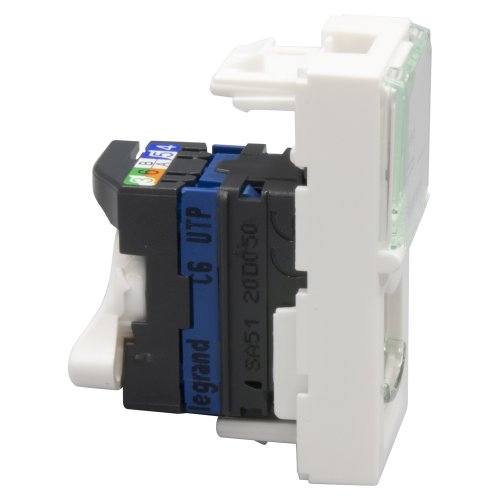 LEGRAND mosaic rj45 wcd cat 6 1 mod 076561 - 076561 c - 6353709