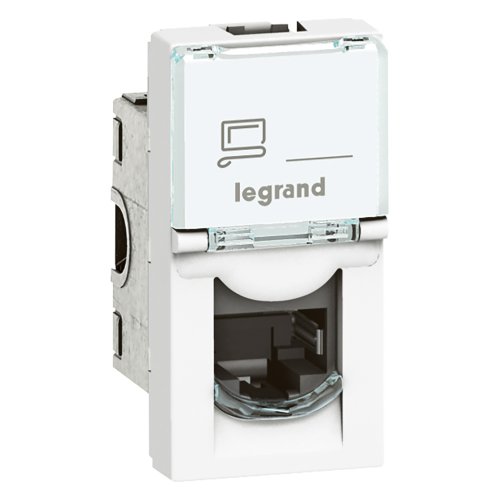 LEGRAND mosaic rj45 wcd cat 6 1 mod 076561 - 076561 legrand 1000 - 6353709