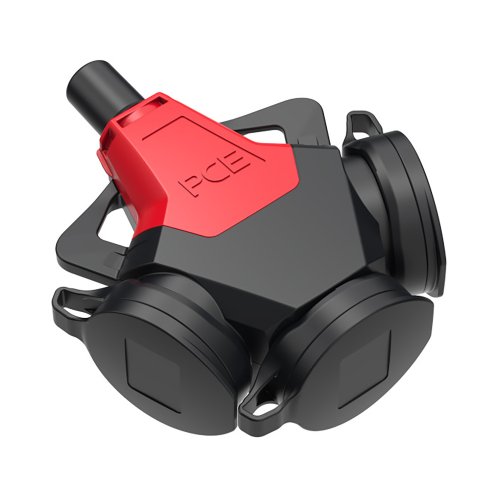 PCE Drieweg koppelcs penaarde kv Taurus afdekkap zwa/roo rubber 16A 250V~ - 08961e353b1d22ecd75d9763e7d039e2 - 20158209