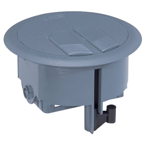 LEGRAND vloerdoos rond 1-voudig grijs 089644 - 089644 legrand 1000 - 6353706