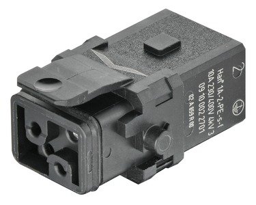 HARTING Han 1A-2+PE-s-f latch - 09 10 002 2701 rgb01 web - 20032299