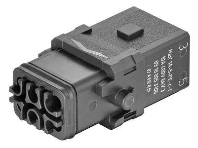 HARTING Han 1A-5+PE-c-f - 09 10 005 3106 rgb01 web - 20032322