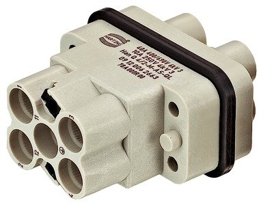 HARTING Han Q 4/2 male insert with Quick Lock - 09 12 006 2663 rgb01 web - 20032599