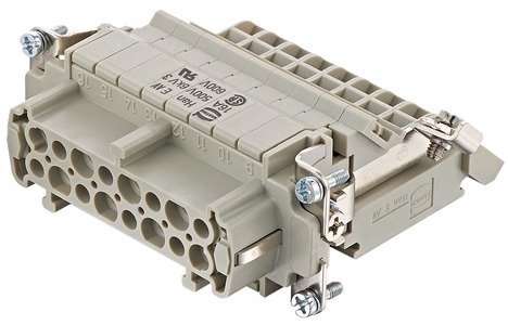 HARTING Han E AV 16 Pos. F Insert Term. Block Ri - 09 33 016 4736 rgb01 web - 20034204
