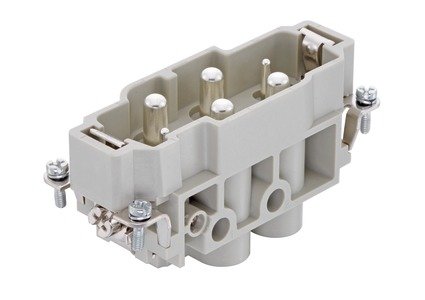 HARTING Han K 4/2 Pin Male Insert - 09 38 006 2601 rgb01 web - 20034467
