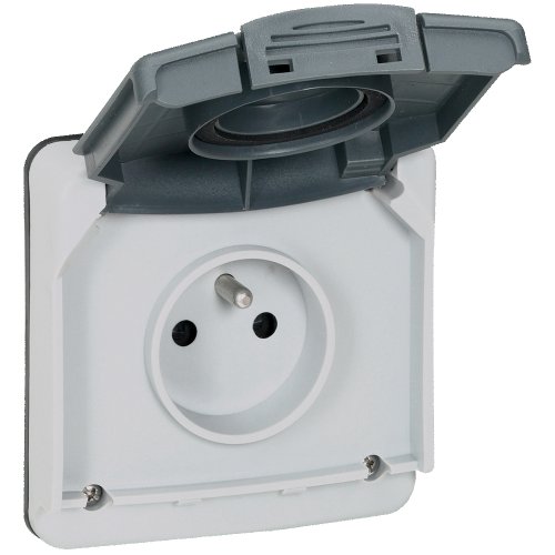 LEGRAND plexo66 wandcontactdoos 2p+penaarde ip66-ik08 090486 - 090486 legrand 1000 - 11010135