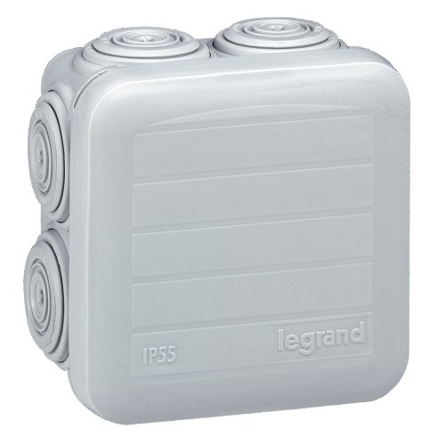 Legrand Plexo lasdoos binnenmaat 65x65x40mm 7sneltules grijs 4-20mm - 092005 legrand 1000 - 20208681
