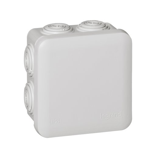Legrand Plexo lasdoos binnenmaat 80x80x45mm 7sneltules grijs 4-20mm - 092012 legrand 1000 - 20208682