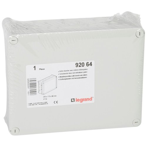 LEGRAND plexo doos 220x170x 86 24 breekpoorten ip55 092064 - 092064 legrand 1000 - 6347055