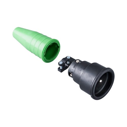 Keraf Volrubber koppelcontactstop 16A 250V~ penaarde greep groen - 09bf6b0abfd882dcf604d9a386ef3acd - 20157474