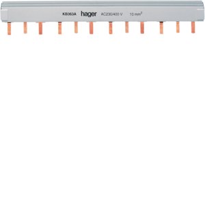 HAGER aansluitrail ge&iuml;soleerd 3-polig 12mod 63a KB363A - 0ec97664ad431e6dafdfd246e77292c4 - 11002246
